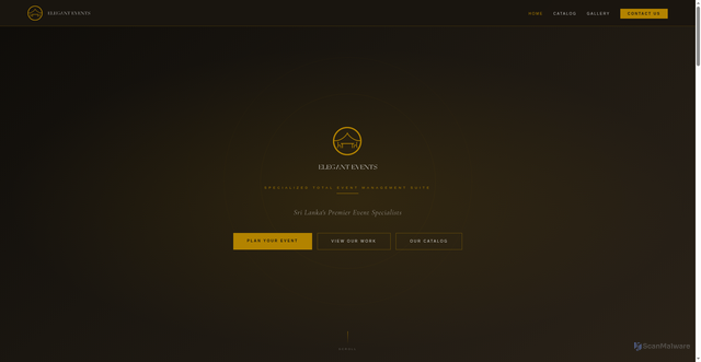 Security scan screenshot of https://elegantevent-1o7elkgdka.edgeone.app/