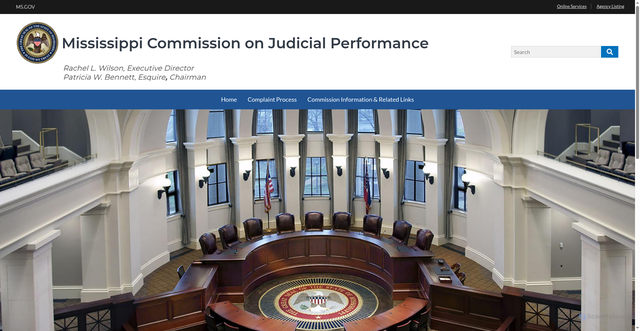 Security scan screenshot of https://www.judicialperformance.ms.gov/