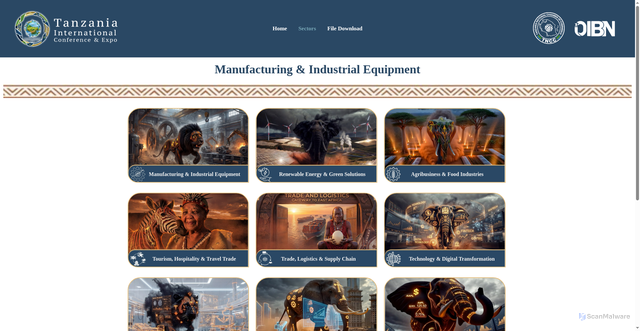 Security scan screenshot of https://expo-inter.com/sectors/
