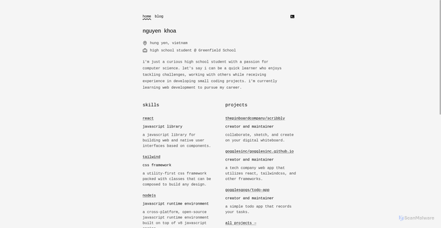 Security scan screenshot of http://goggles.pages.dev/