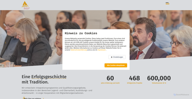 Security scan screenshot of https://www.obs-ev.de/