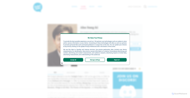 Security scan screenshot of https://dramabeans.com/cast/ahn-sung-ki/