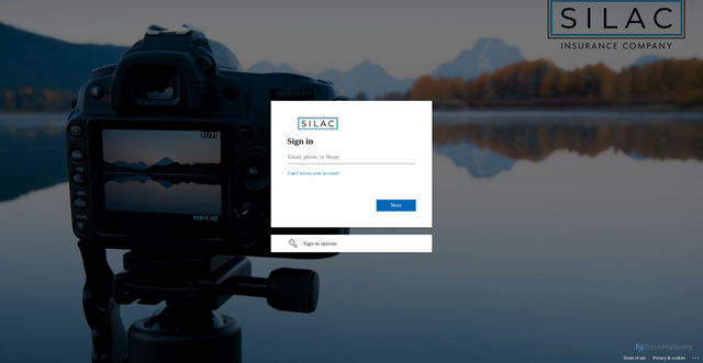 Security scan screenshot of https://8015793400.sharepoint.com
