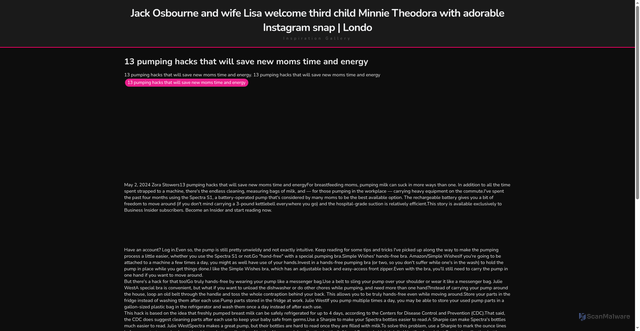 Security scan screenshot of https://pikejudgeblog-dpn8knmrw4nu.edgeone.app/13-pumping-hacks-that-will-save-new-moms-time-and-energy.html