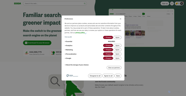 Security scan screenshot of https://cdn.ecosia.org/