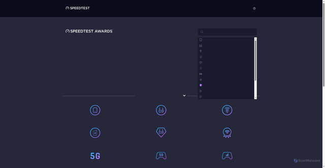 Security scan screenshot of https://a-7oe.pages.dev/awards