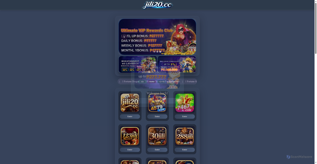 Security scan screenshot of https://manaloslotonline.com/mjq0mjk.html