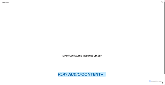 Security scan screenshot of https://prezo.ai/public/new-prezo--cbf55e54-7ff8-4b2d-86ab-3ec6c8935fd3