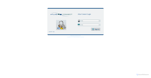 Security scan screenshot of https://ac-test-trivergent.atlasmedical.com