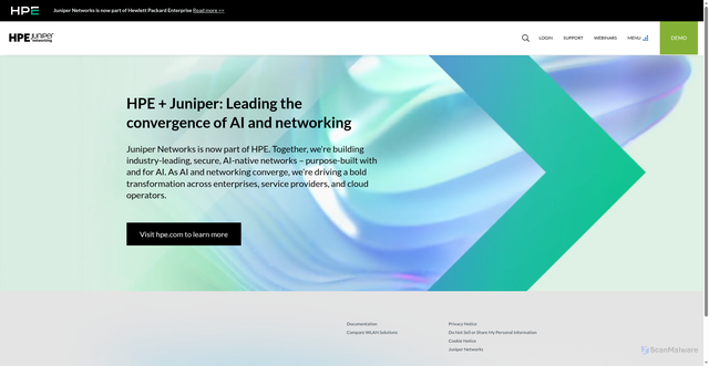 Security scan screenshot of https://mist.com