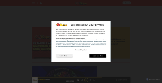Security scan screenshot of https://www.kebuena.com.mx