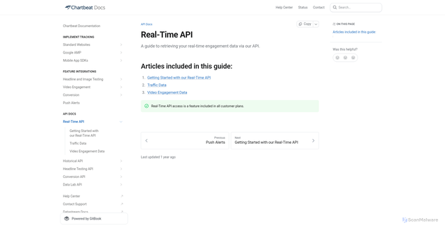 Security scan screenshot of api.gitbook.com