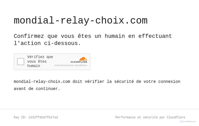 Security scan screenshot of https://mondial-relay-choix.com/
