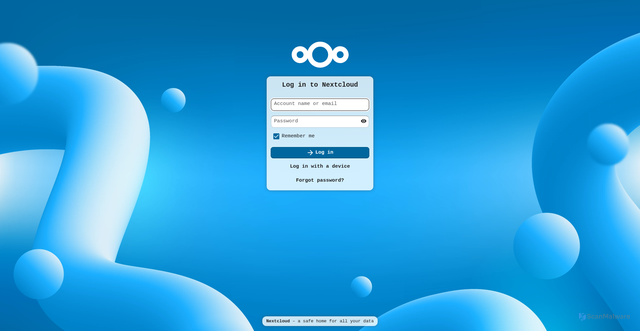 Security scan screenshot of http://nextcloud.eyonexis.fr/