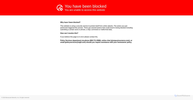 Security scan screenshot of https://pm.oiconnect.com
