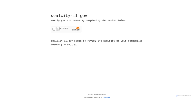 Security scan screenshot of https://coalcity-il.gov/
