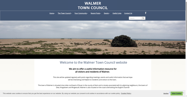 Security scan screenshot of http://www.walmercouncil.co.uk/