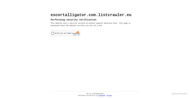 Security scan screenshot of https://escortalligator.com.listcrawler.eu