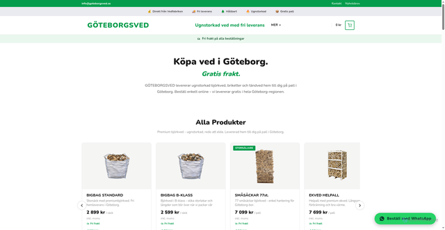 Security scan screenshot of https://goteborgsved.se