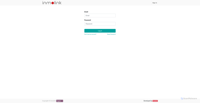 Security scan screenshot of https://inmolink.xyz