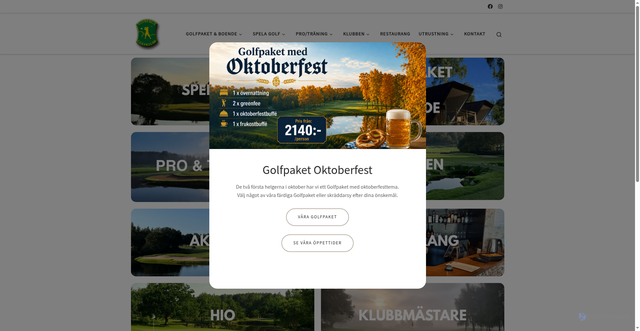 Security scan screenshot of https://vinbergsgolfklubb.se