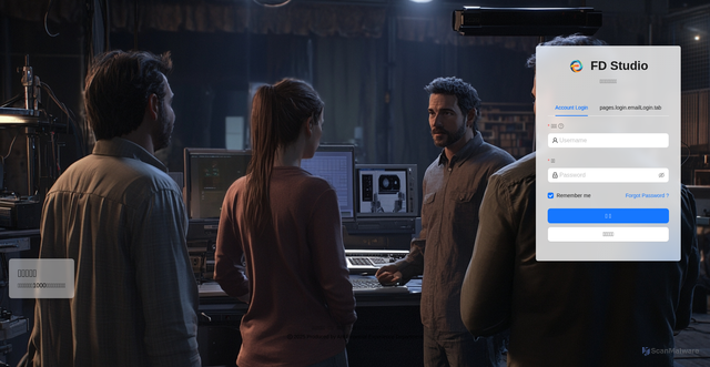 Security scan screenshot of https://fd-studio-24xlxmsstl.edgeone.app/