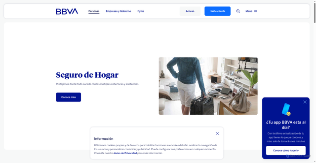 Security scan screenshot of https://bbva.mx