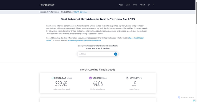Security scan screenshot of https://hamrahakhar.pages.dev/performance/united-states/north-carolina