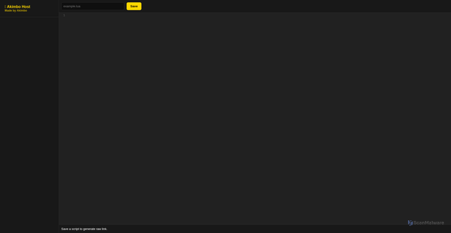 Security scan screenshot of https://akimbohostingscript-2pssllr3lo.edgeone.app/