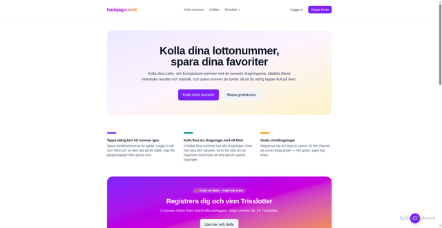 Security scan screenshot of https://hadejagvunnit.se