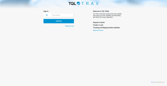 Security scan screenshot of https://trax.tql.com