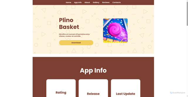 Security scan screenshot of https://fr-app.store/