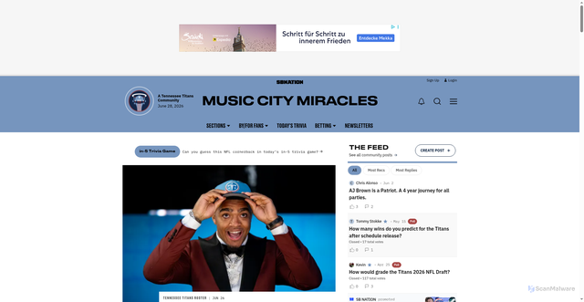 Security scan screenshot of https://platform.musiccitymiracles.com