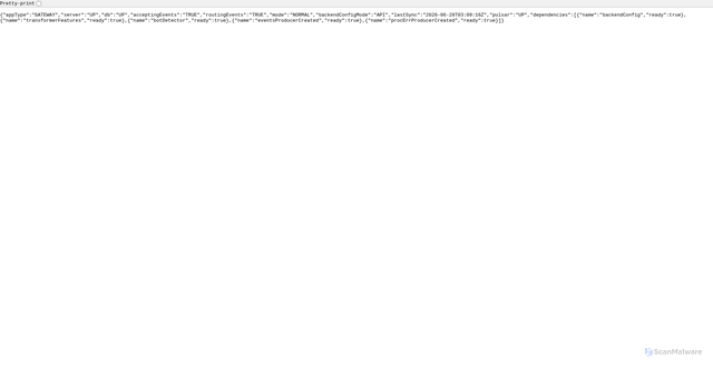 Security scan screenshot of https://onefootbalnurg.dataplane.rudderstack.com