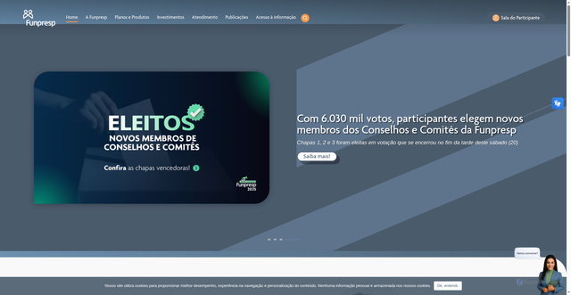 Security scan screenshot of https://www.funpresp.com.br/