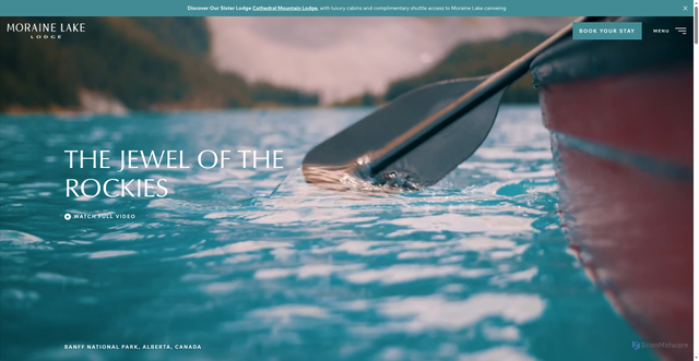 Security scan screenshot of https://morainelake.com/