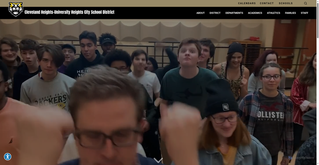 Security scan screenshot of https://www.chuh.org/