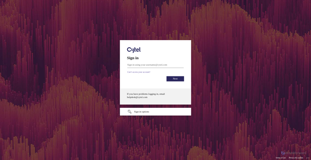 Security scan screenshot of https://cytelinc-my.sharepoint.com