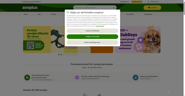 Security scan screenshot of https://zooplus.se
