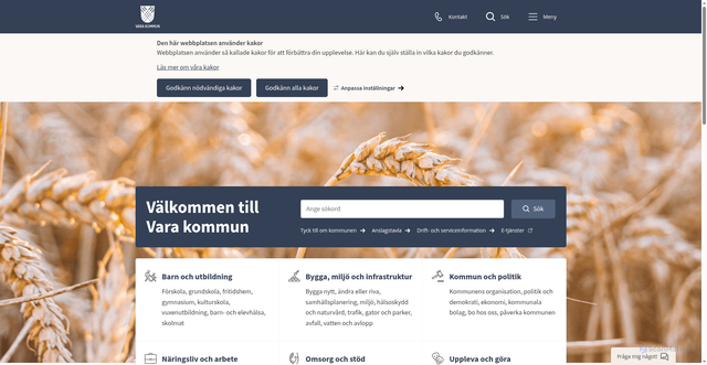 Security scan screenshot of https://www.vara.se/