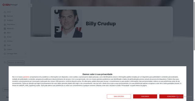 Security scan screenshot of https://pt.ign.com/billy-crudup