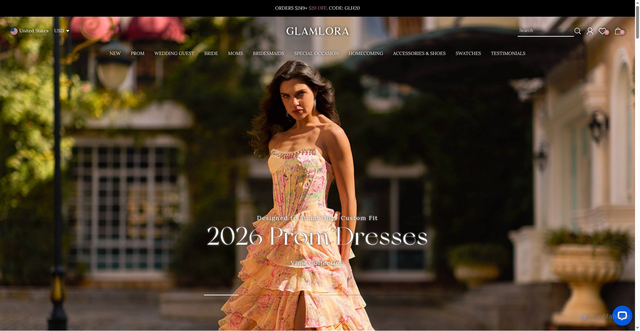 Security scan screenshot of https://www.glamlora.com