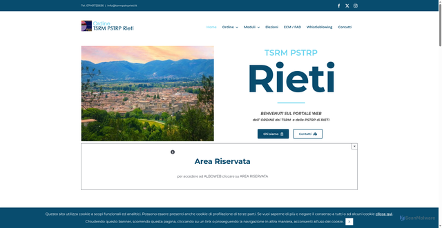 Security scan screenshot of https://www.tsrmpstrprieti.it/