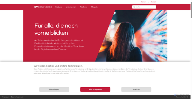 Security scan screenshot of https://bank-verlag.de