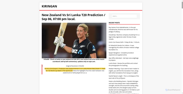Security scan screenshot of https://pariganus.pages.dev/post/new-zealand-vs-sri-lanka-t20-prediction/