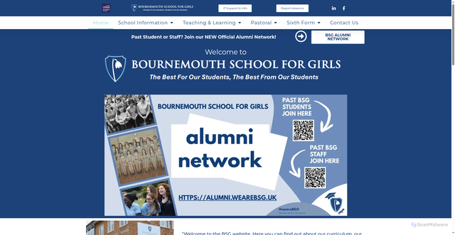 Security scan screenshot of https://wearebsg.uk/