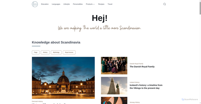 Security scan screenshot of https://scandi.co.uk