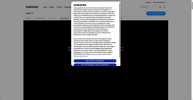 Security scan screenshot of https://www.samsungtvplus.com/assets/STVP_Channel-List.pdf
