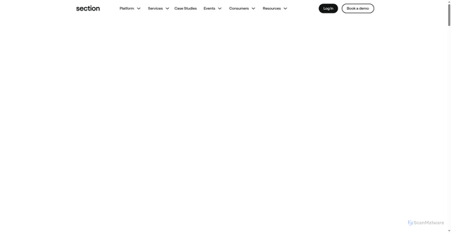 Security scan screenshot of https://sectionai.com