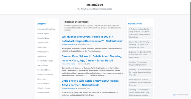 Security scan screenshot of https://filmsave-u2nc83.pages.dev/category/science-discoveries/